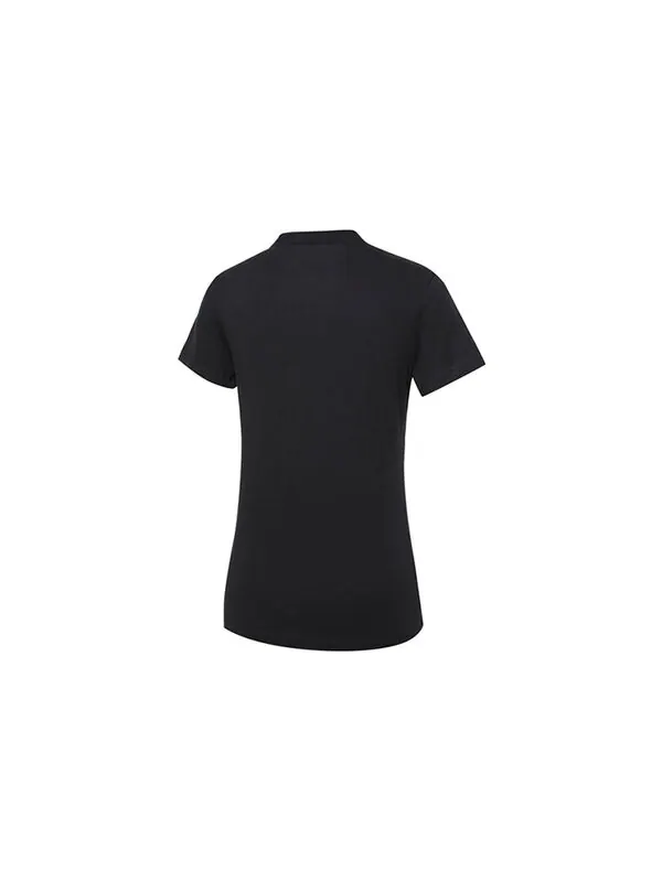 Футболка (WMNS) Nike Sportswear Club T-shirt 'Balck' — изображение 2 из 4, черный/белый