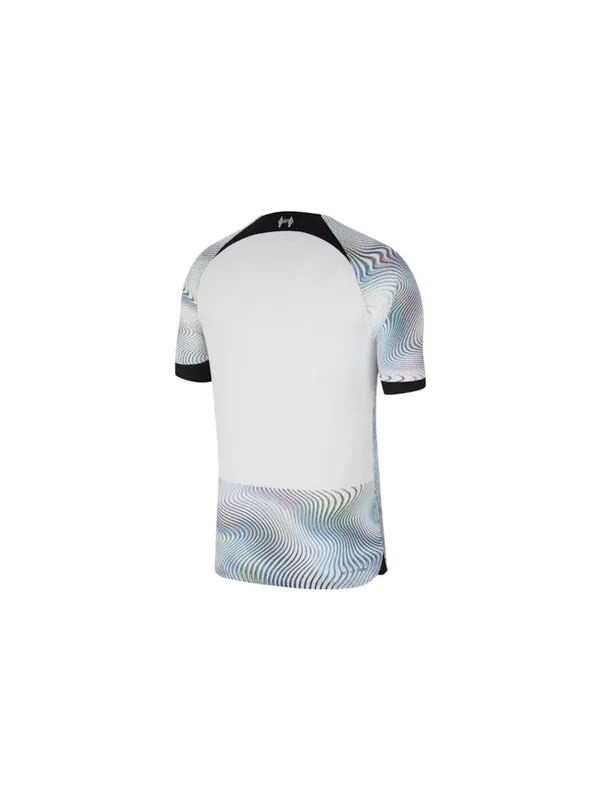 Футболка ливерпуль ФК 22 23 матч выездная футбольная майка dri fit adv Nike — изображение 2 из 2, белый/черный