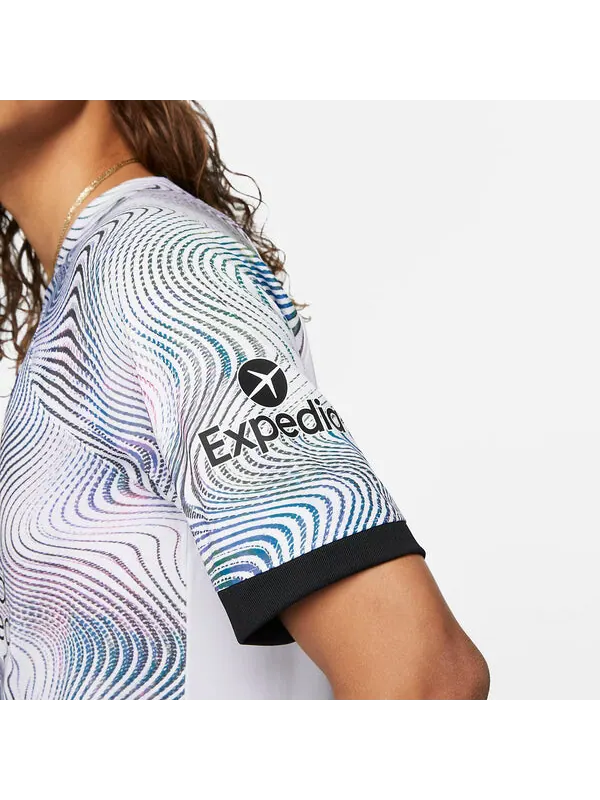 Футболка ливерпуль ФК 2022 23 стадион выездная футбольная майка dri fit Nike, мульитколор — изображение 3 из 4, мульти