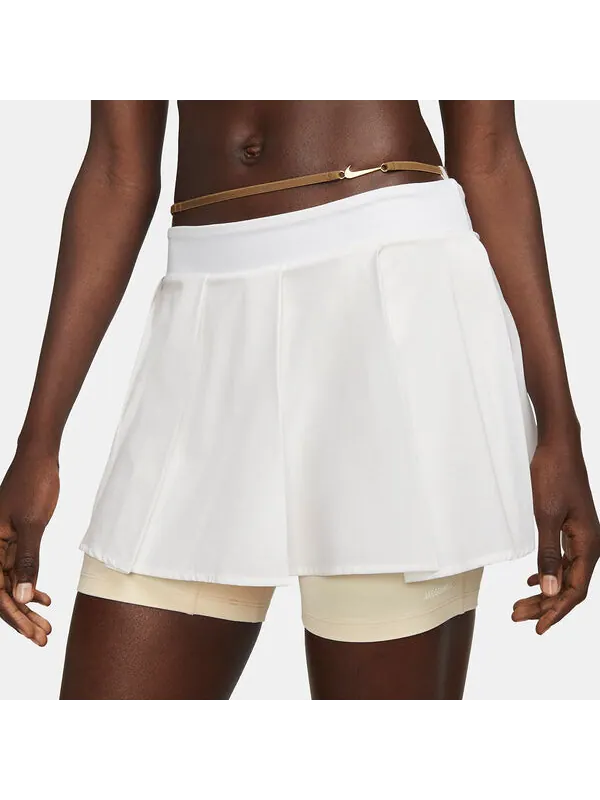 Шорты x jacquemus la jupe короткие азиатские размеры Nike — изображение 2 из 4, белый/бежевый