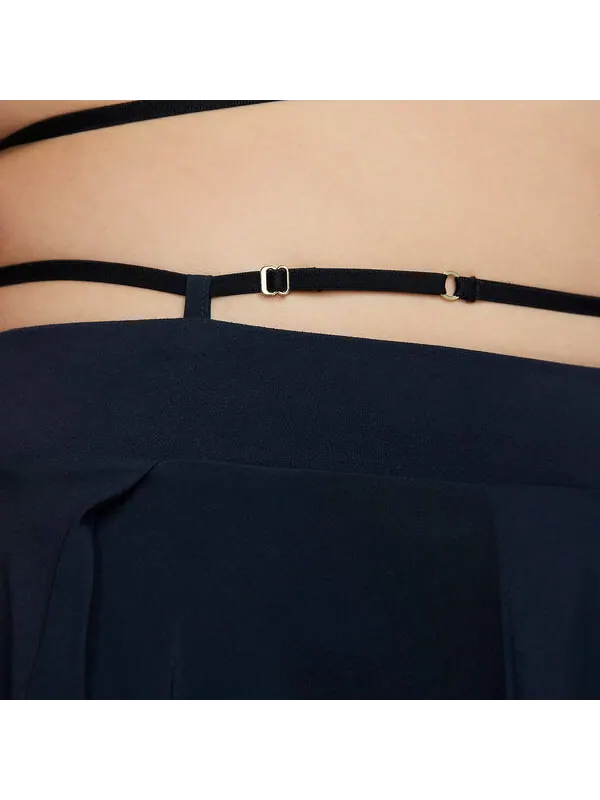 Короткие шорты из коллаборации с jacquemus la jupe Nike — изображение 3 из 4, темно-синий