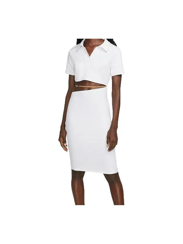 Рубашка поло x jacquemus la robe polo Nike — изображение 1 из 4, белый