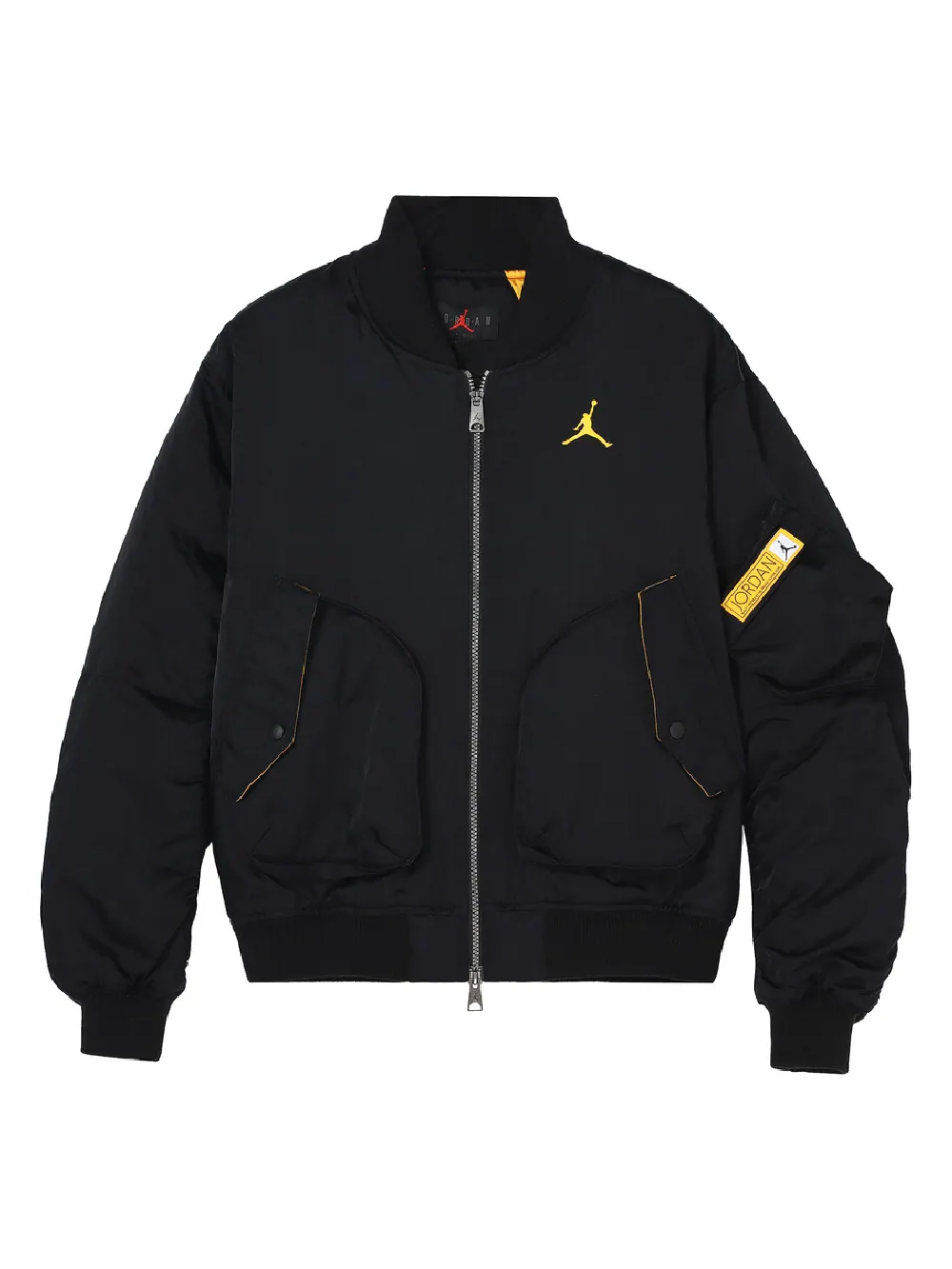 Куртка-бомбер Air Jordan Casual Sports на молнии — изображение 1 из 5, черный