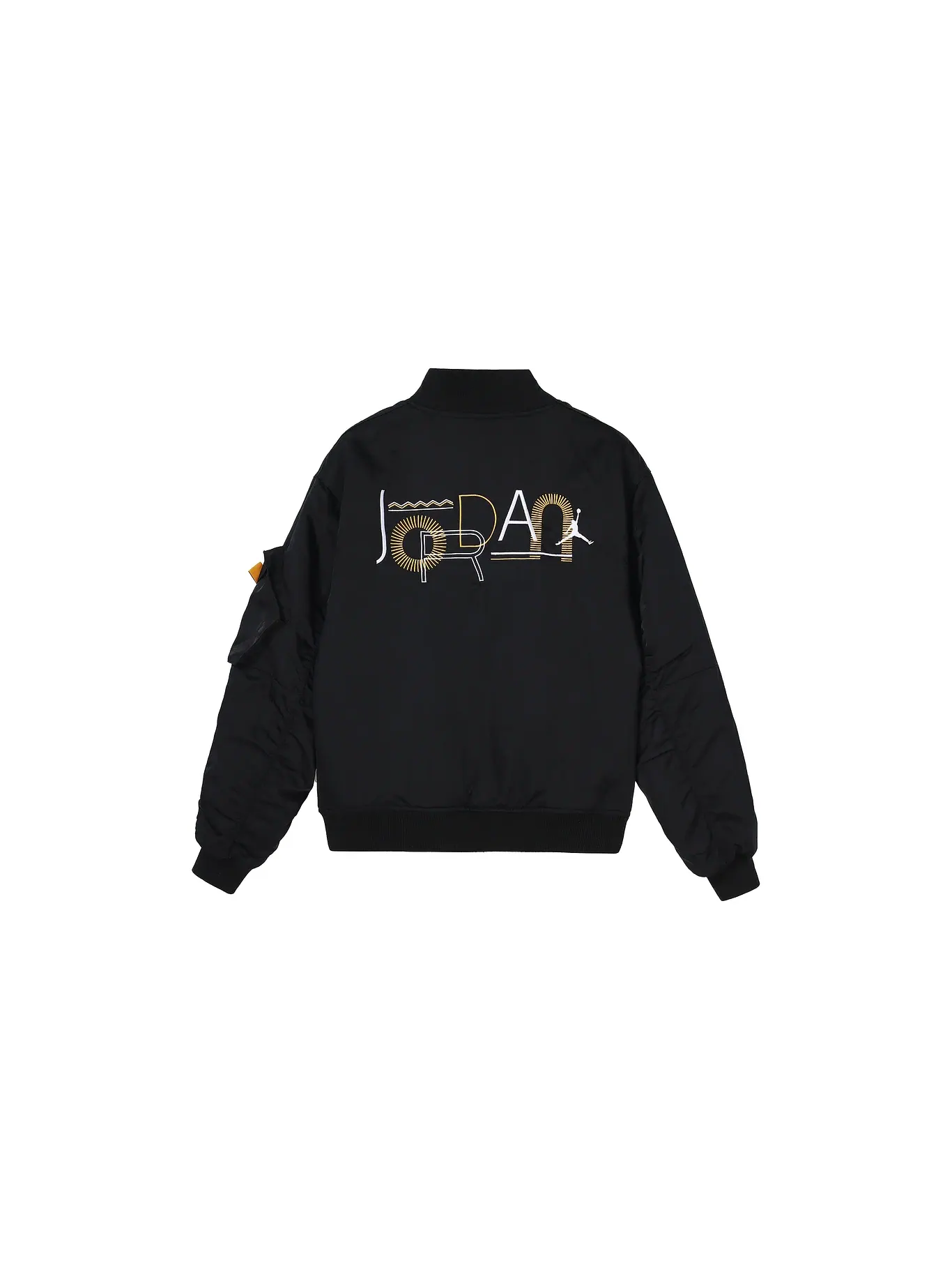 Куртка-бомбер Air Jordan Casual Sports на молнии — изображение 4 из 5, черный