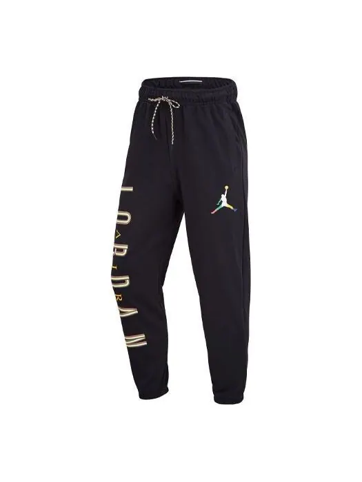 Спортивные штаны Men's Air Jordan Sport DNA Casual Alphabet Printing Lacing Sports — изображение 1 из 4, мульти