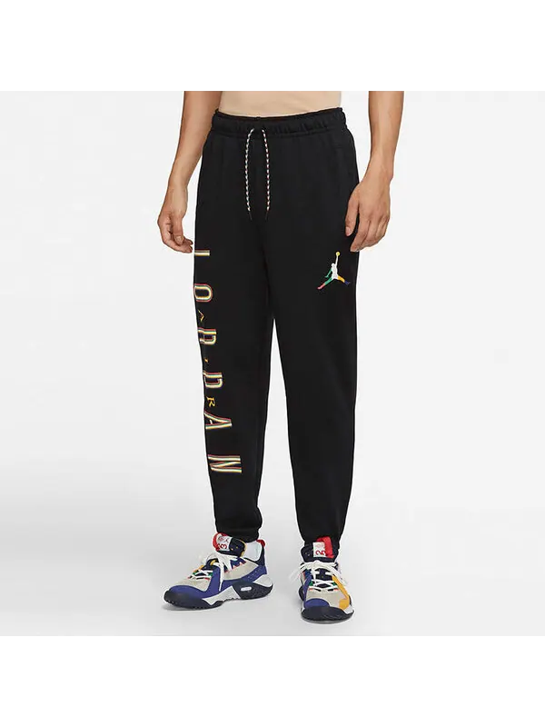 Спортивные штаны Men's Air Jordan Sport DNA Casual Alphabet Printing Lacing Sports — изображение 4 из 4, мульти
