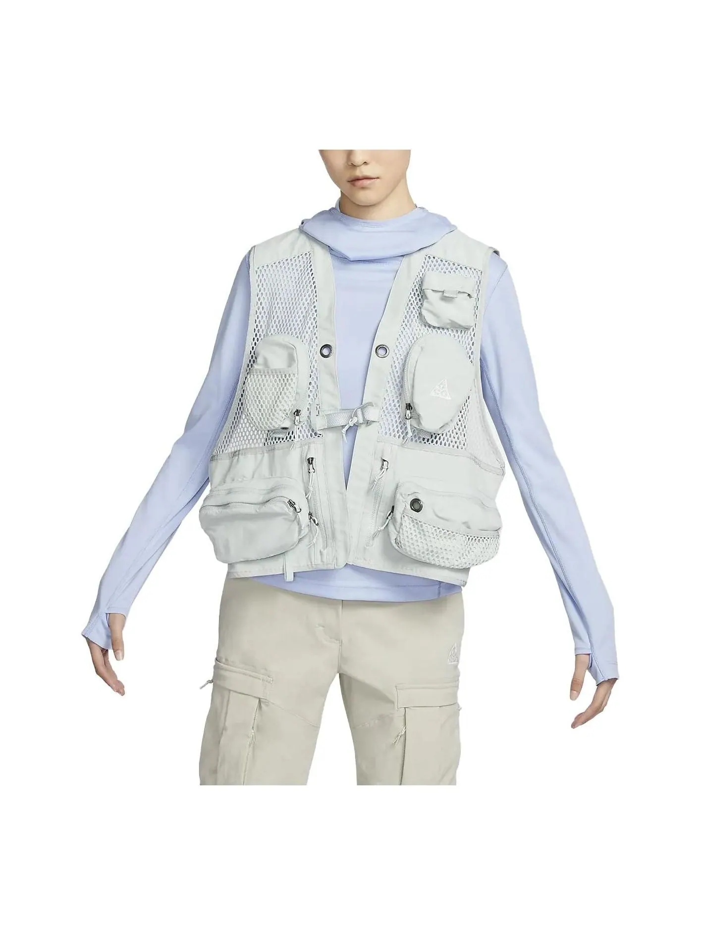 Жилет Nike Acg Buttles Vest 'Sliver' — изображение 1 из 6, серебряный