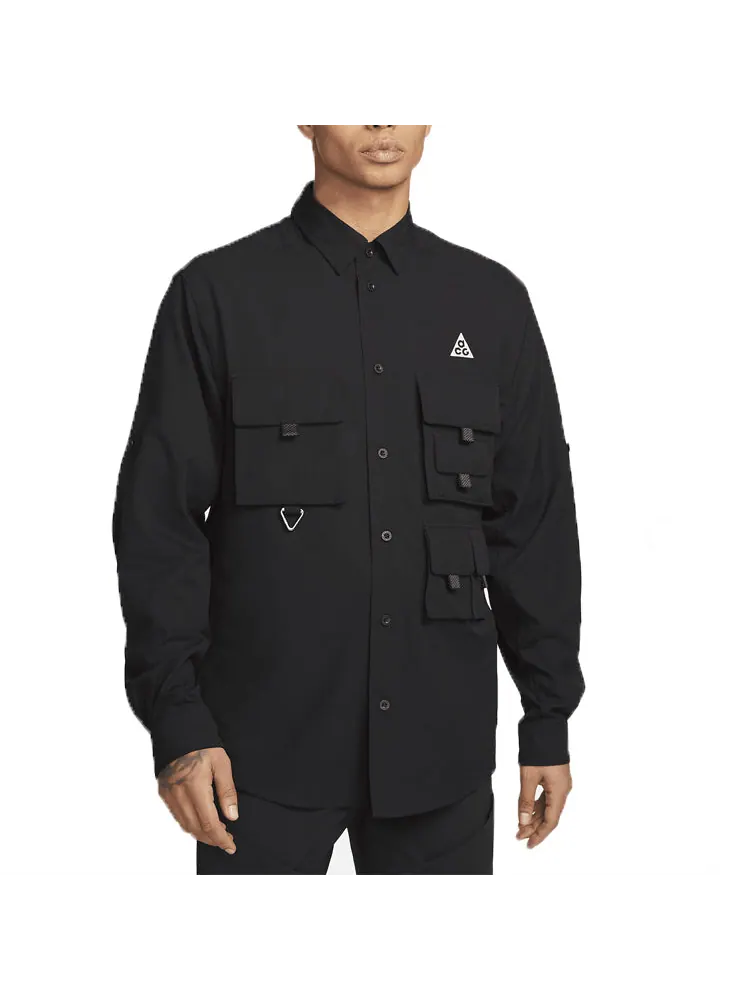Кроссовки Nike ACG Dri-FIT UV Devastation Trail 'Black' — изображение 2 из 6, черный/белый