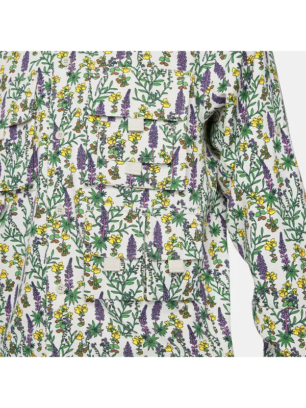 Рубашка dri fit acg uv allover print top Nike — изображение 3 из 4, светлый/светлый/белый