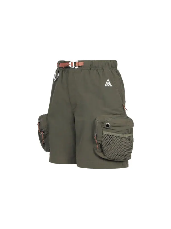 Шорты men's acg snowgrass solid color cargo shorts green gift to boyfriend Nike — изображение 2 из 4, мульти