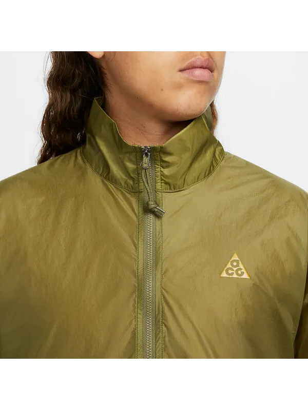 Куртка Nike Acg Half-Zip Windbreaker Jacket 'Olive' — изображение 2 из 4, оливковый зеленый/мульти