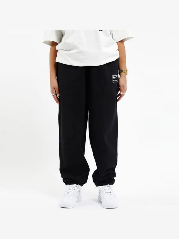 Штаны x спортивные штаны Stussy Nike — изображение 3 из 4, черный/белый