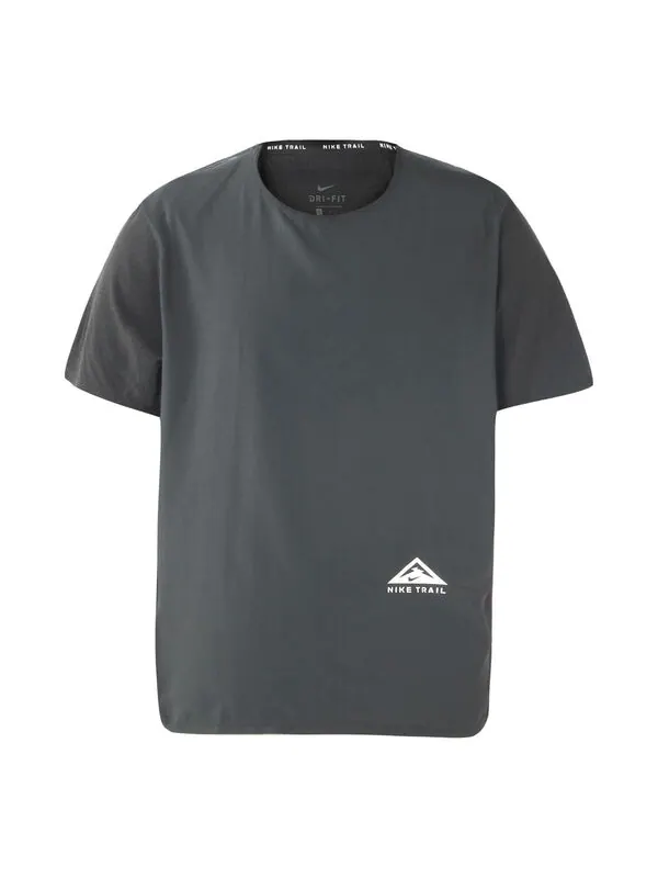 Футболка Men's Nike Printing Pattern Splicing Round Neck Sports Short Sleeve Gray T-Shirt — изображение 1 из 2, мульти
