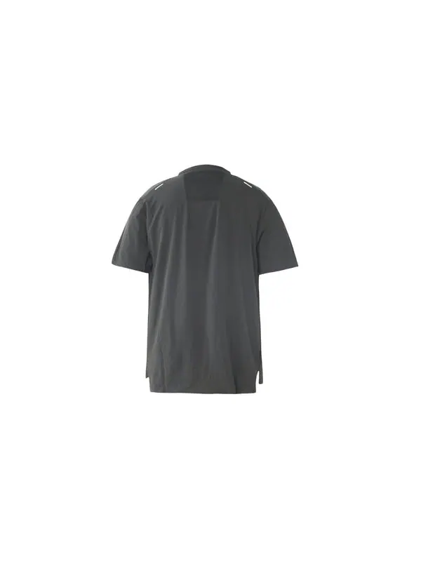 Футболка Men's Nike Printing Pattern Splicing Round Neck Sports Short Sleeve Gray T-Shirt — изображение 2 из 2, мульти