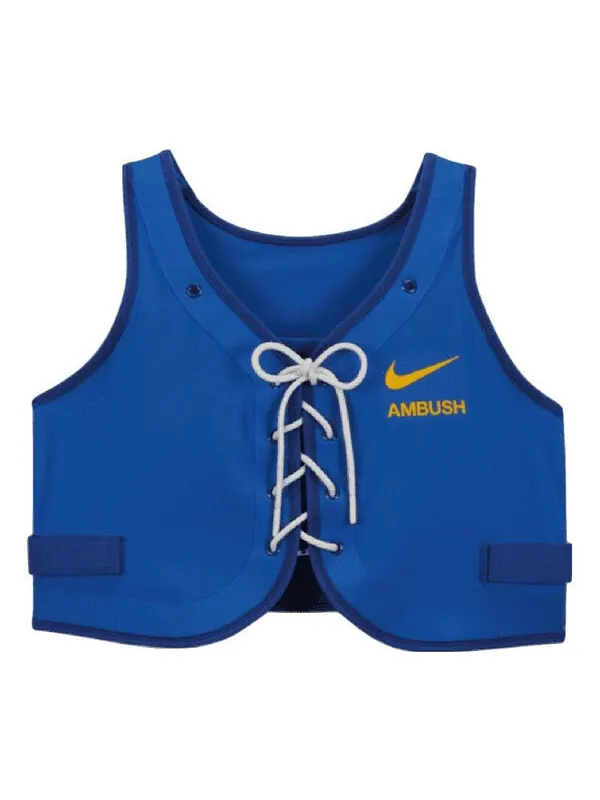 Жилет x ambush lux bra 'game royal university gold' Nike — изображение 2 из 2, золотистый