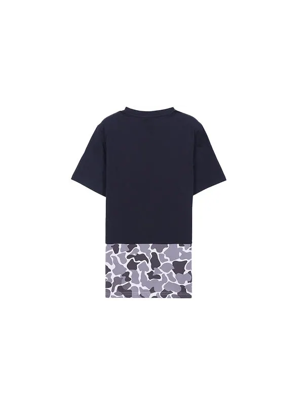 Футболка originals camouflage leopard print short sleeve black Adidas — изображение 2 из 4, черный