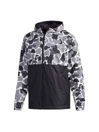 Куртка adidas originals GRAPHICS REVERSIBLE WINDBREAKER Black — изображение 1 из 1, черный