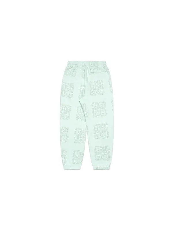 Спортивные штаны Air Jordan x CLOT Jade Fleece Sweatpants 'Light Green' — изображение 2 из 4, мульти