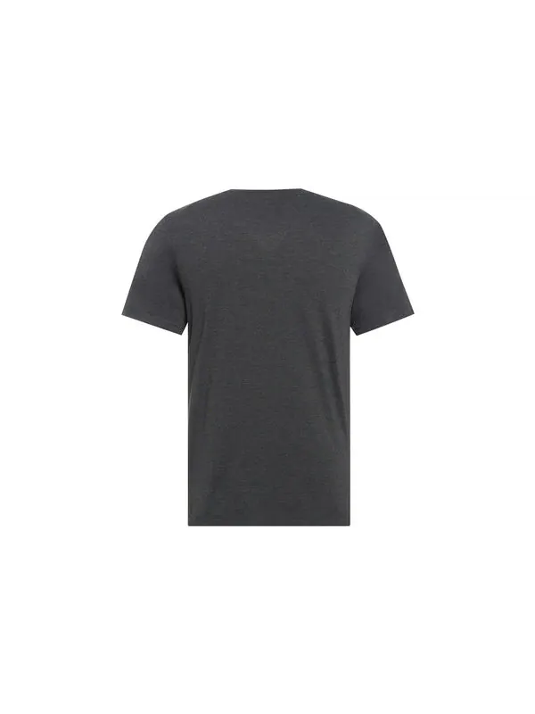 Футболка yoga dri-fit quick dry sports round neck short sleeve black gray blackgray Nike — изображение 2 из 3, серый