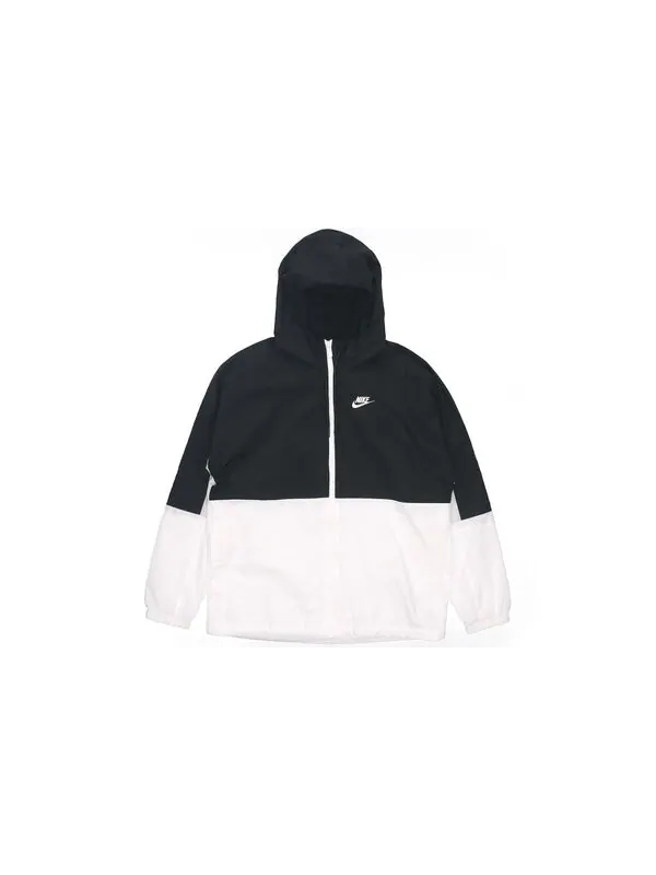 Куртка Men's Nike Casual Sports Windproof Hooded Woven Autumn Colorblock Jacket, цвет colorblock — изображение 2 из 4