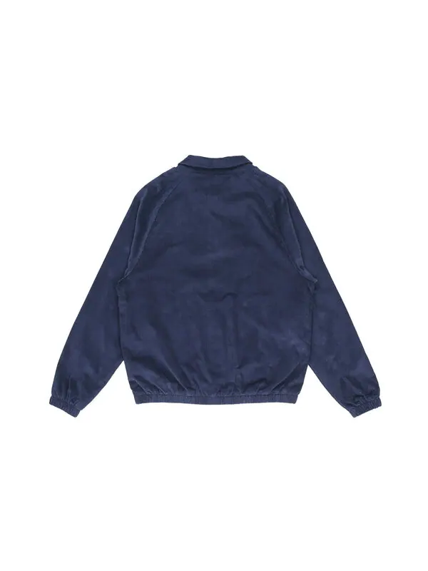 Куртка Men's Nike Stack Logo Casual Corduroy Jacket Deep Navy Blue — изображение 2 из 4, темный