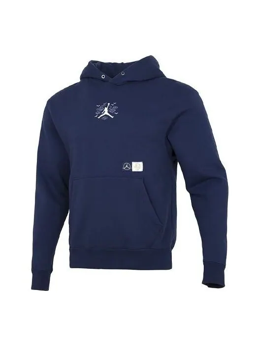 Толстовка Men's Air Jordan CNY New Year's Edition Embroidered Logo Sports Pullover Navy Blue — изображение 1 из 4