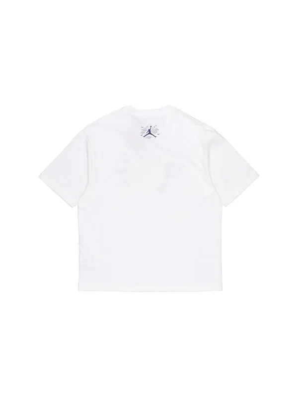 Футболка men's printing round neck pullover short sleeve white t-shirt Air Jordan — изображение 2 из 4, белый