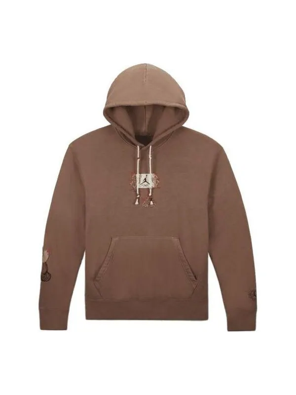 Толстовка Air Jordan Hoodie x Travis Scott — изображение 1 из 2, коричневый