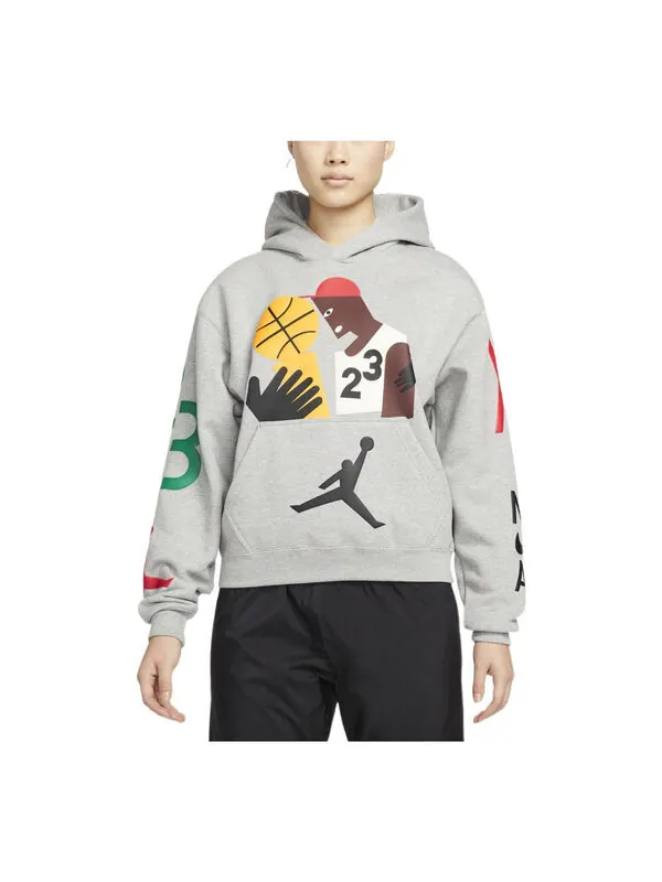 Свитера x Нина Шанель Абни толстовка Air Jordan — изображение 1 из 4, серый/мульти