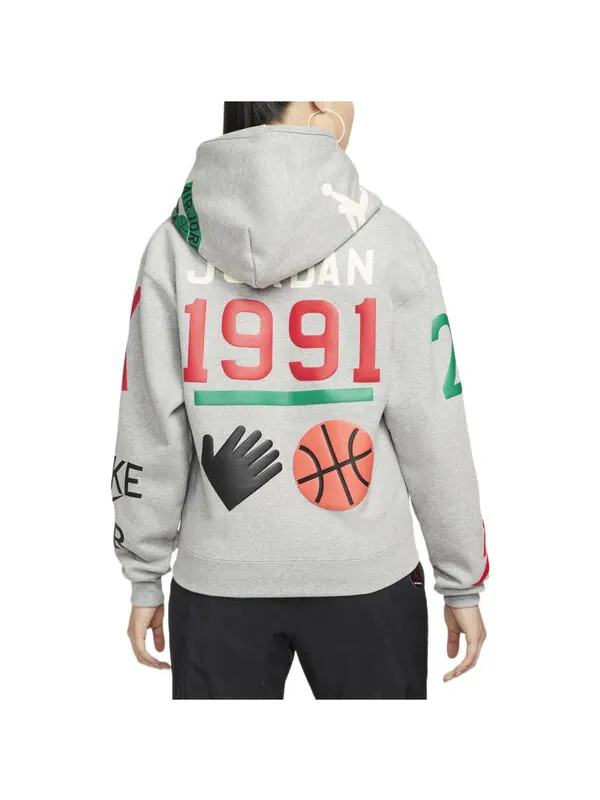 Свитера x Нина Шанель Абни толстовка Air Jordan — изображение 4 из 4, серый/мульти