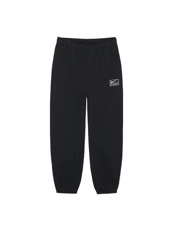 Спортивные штаны Nike Washed Sweatpants x Stussy 'Black ' — изображение 1 из 4, черный
