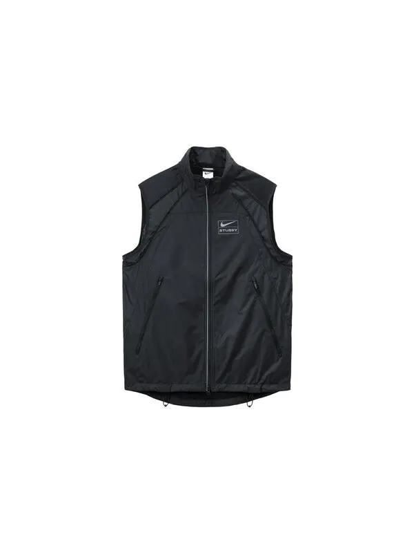 Куртка x stussy fw22 storm-fit convertible vest jacket 'black' Nike — изображение 3 из 4, черный