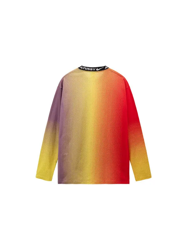 Толстовка x stussy fw22 nrg long-sleeve top 'multicolor' Nike — изображение 2 из 4, мульти