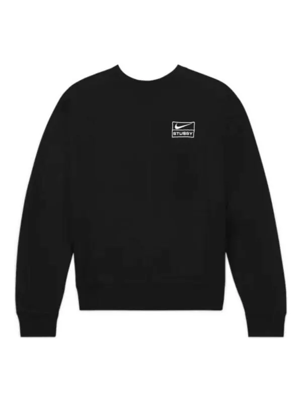 Толстовка Nike x Stussy SS23 Logo Sweatshirt 'Black' — изображение 1 из 4, черный