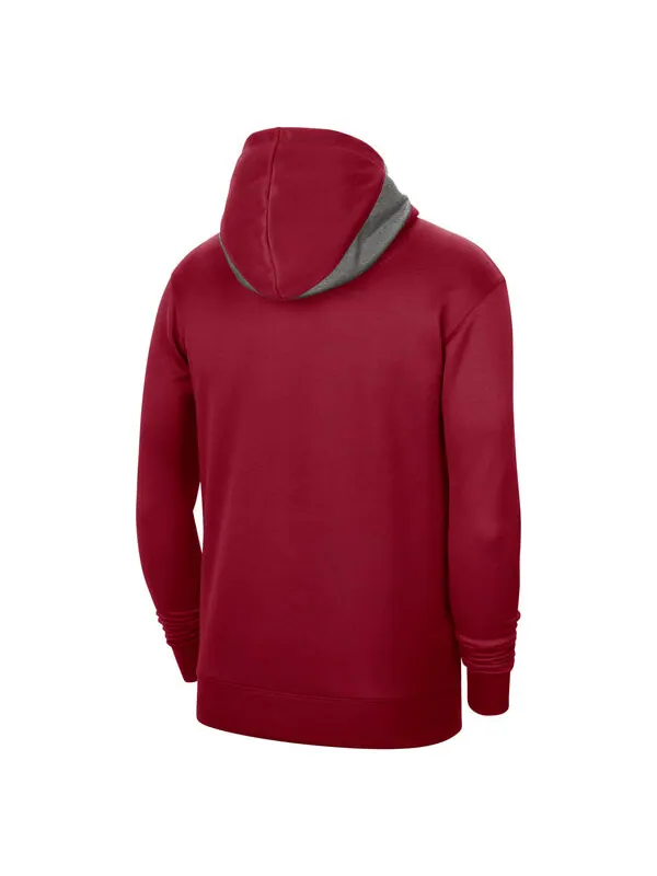 Толстовка alabama crimson tide spotlight basketball hoodie 'burgundy' Nike — изображение 2 из 2, бордовый