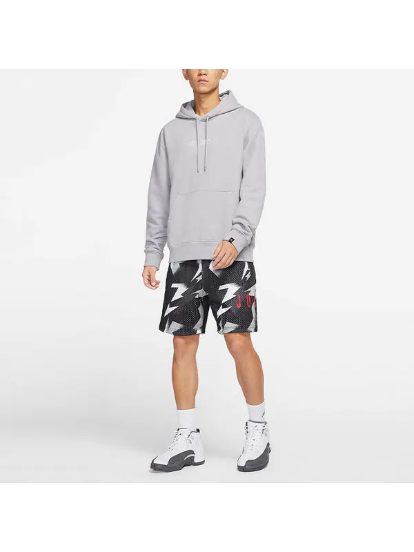 Толстовка Men's Air Jordan Solid Color Long Sleeves Light Grey White — изображение 3 из 3, мульти