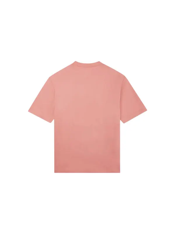Футболка Men's Air Jordan Solid Color Alphabet Logo Printing Round Neck Short Sleeve Pink T-Shirt — изображение 2 из 4