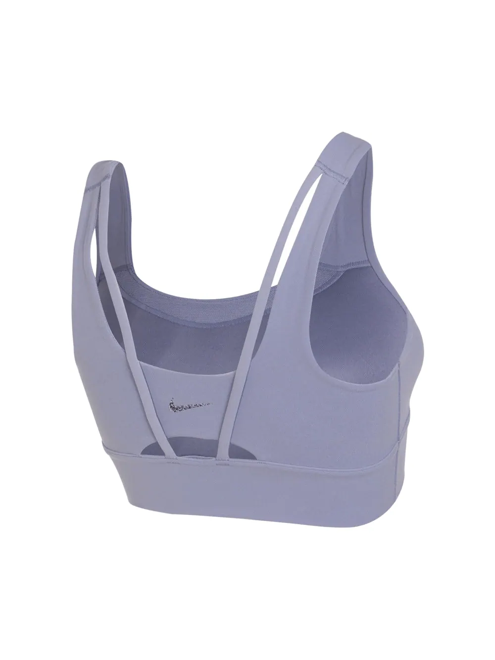 (WMNS) Спортивный бюстгальтер Nike Zenvy Longline средней поддержки с подкладкой — изображение 2 из 2, черный