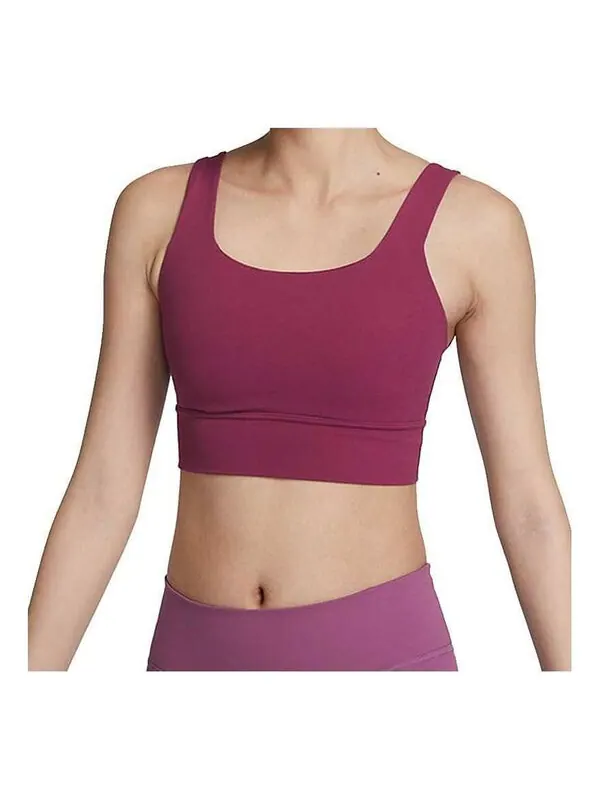 Топ dri fit alate ellipse спортивный бюстгальтер топ Nike — изображение 1 из 2, розовый/красный