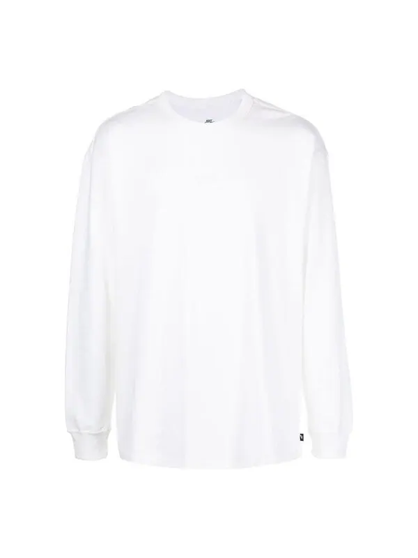 Футболка sportswear premium essentials long-sleeve t-shirt 'white' Nike — изображение 1 из 3, белый