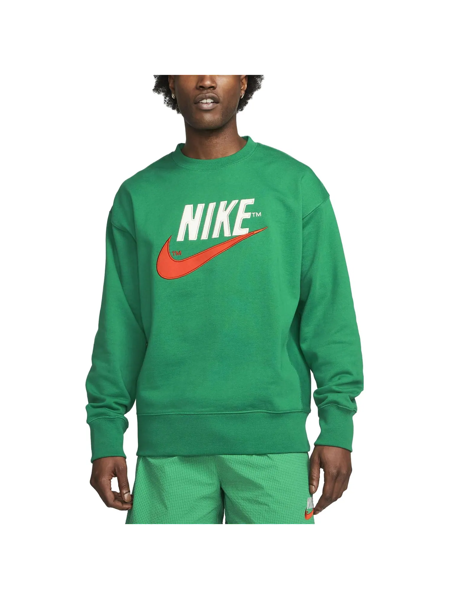 Рубашка Nike Sportswear French Terry Sweatshirt 'Malachite' DO8891-365 — 2