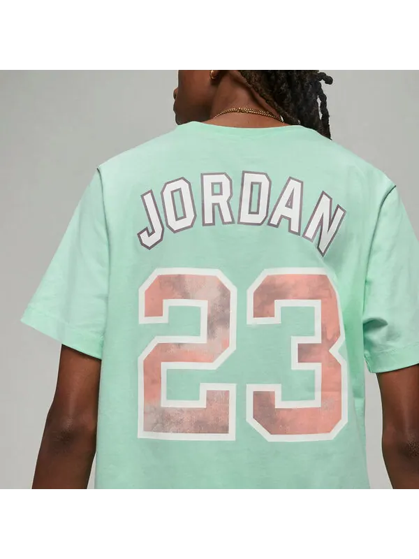 Футболка Air Jordan Sport DNA T-Shirt 'Green' — изображение 2 из 3, зеленый