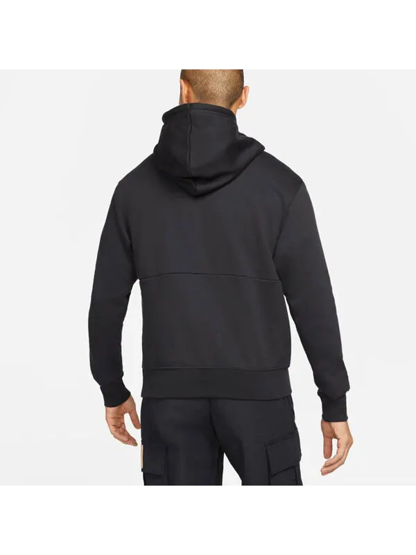 Толстовка Men's Air Jordan Shoes Alphabet Printing Basketball Sports Fleece Lined Black — изображение 4 из 4, черный