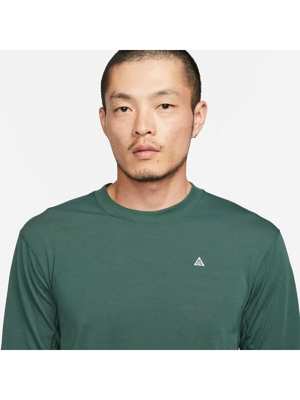 Футболка dri-fit acg goat rocks long-sleeve top ' faded spruce' Nike — изображение 3 из 4, черный/белый