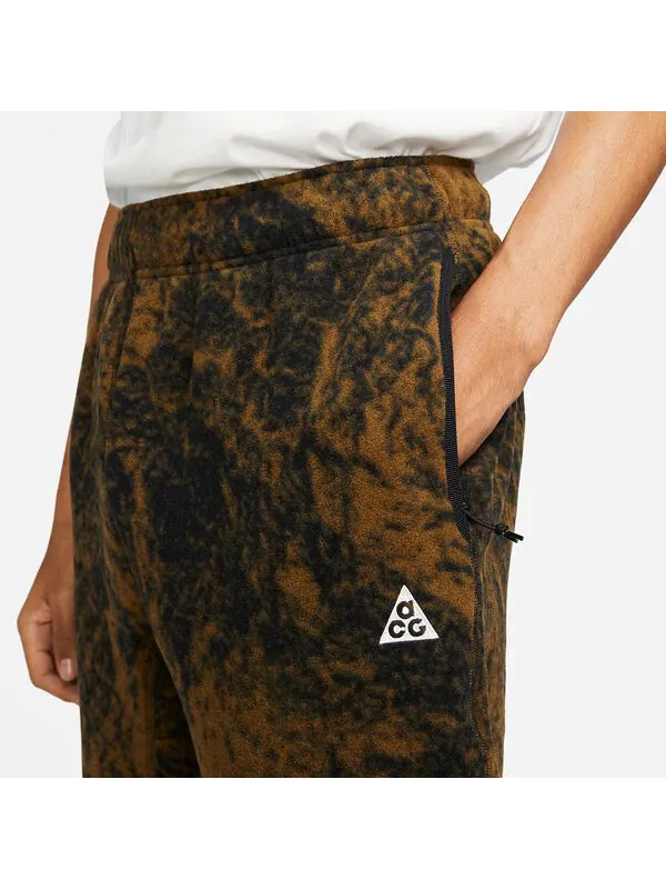 Брюки acg wolf tree print pant 'hazel rush black summit whi' Nike — изображение 2 из 4, черный