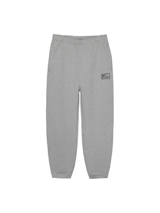 Спортивные штаны Nike Fleece Pants x Stussy 'Dark Gray Heather'