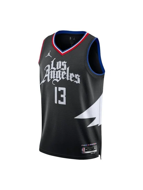 Футболка los angeles clippers statement edition dri fit nba swingman джерси Air Jordan — изображение 1 из 1, черный