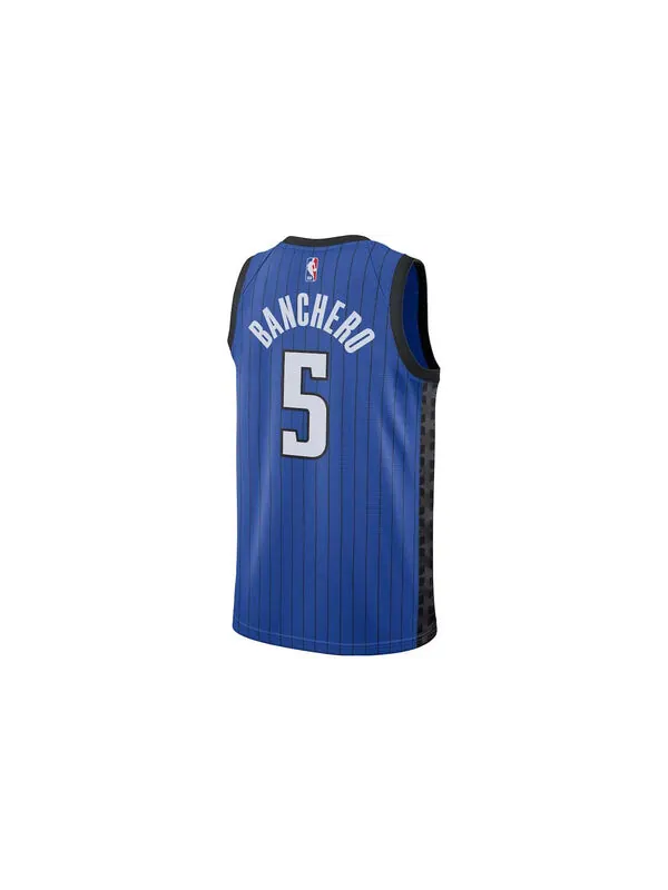 Футболка x nba orlando magic statement edition свитер swingman Air Jordan — изображение 2 из 2, синий/белый/черный