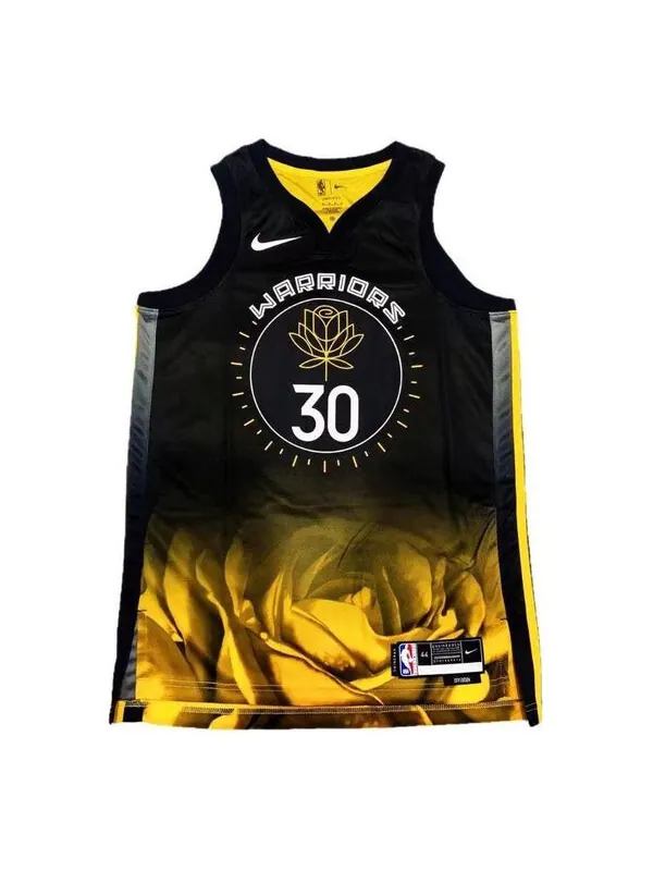 Майка Nike Dri-FIT NBA Swingman Jersey City Edition 'Golden State Warriors Stephen Curry' — изображение 2 из 3, черный