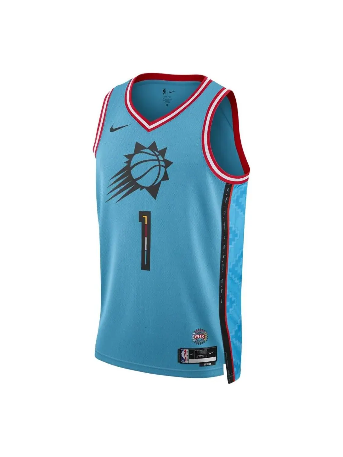 Баскетбольное джерси Nike Dri-FIT NBA Phoenix Suns Devin Booker City Edition 2022/23 Swingman Jersey — изображение 1 из 2